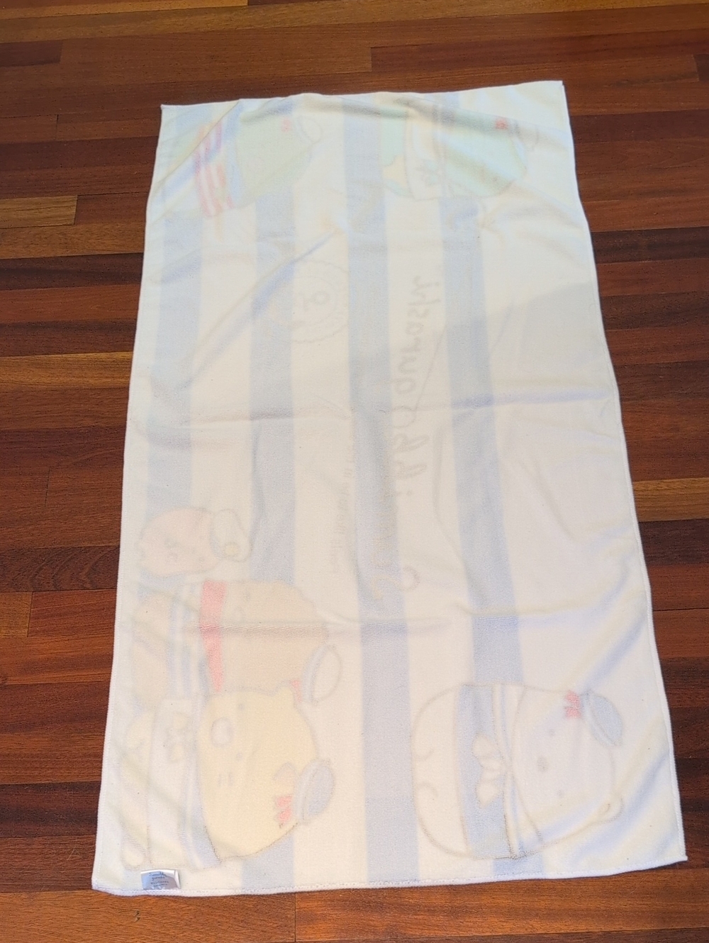 Sumikko gurashi Blue & White Striped Character Beach Towel Sailor - Picture 6 of 6